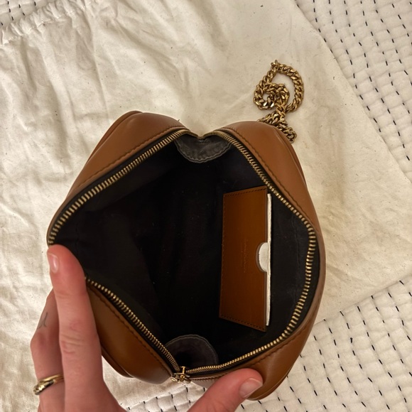 Balmain B-Army 18 Logo Crossbody Bag with Gold chain - Picture 4 of 12